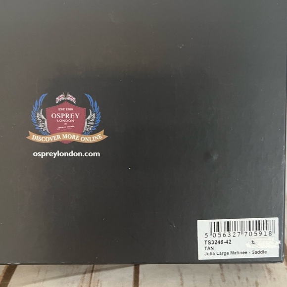 Osprey London Julia Saddle Brown Large Multi-compartment Wallet - Picture 9 of 10